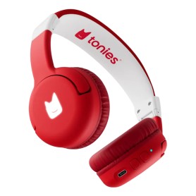 tonies 10003269 cuffia e auricolare Cuffie Wireless A Padiglione Musica/Giornaliera USB tipo-C Bluetooth Rosso, Bianco