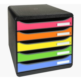 Exacompta 309798D cassettiera ufficio Nero (309798D)