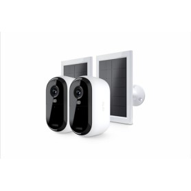 Arlo Telecamera di sicurezza Essential 3 2K, set da 2 con pannelli solari (VMK3280-100EUS)