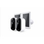 Arlo Telecamera di sicurezza Essential 3 2K, set da 2 con pannelli solari (VMK3280-100EUS)
