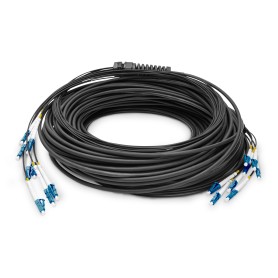 Digitus Cavo breakout universale in fibra ottica dotato di terminali, Multimode OS2, 8 fibre, LC/UPC - LC/UPC (DK-2A338UE50BK-BBB)