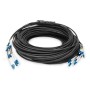 Digitus Cavo breakout universale in fibra ottica dotato di terminali, Multimode OS2, 8 fibre, LC/UPC - LC/UPC (DK-2A338UE50BK-BBB)