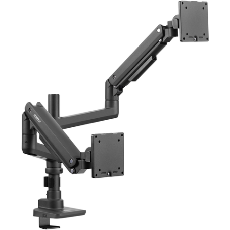 SpeaKa Professional Monitorhalterung SP-MM-980 2 Display(s) 43,2 cm (17) - 124,5 cm (49) Schwarz Höhenverstellbar, Neigbar, Sch (SP-12355452)