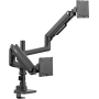 SpeaKa Professional Monitorhalterung SP-MM-980 2 Display(s) 43,2 cm (17) - 124,5 cm (49) Schwarz Höhenverstellbar, Neigbar, Sch (SP-12355452)