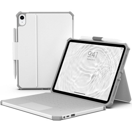 UAG Urban Armor Gear Healthcare Rugged USB-C Keyboard Case mit Trackpad | Apple iPad 11 (2025) / iPad 10,9 (2022) / iPad Air 11" (1K4006B14130)