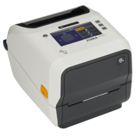 Zebra ZD621-HC, 12 Punkte/mm (300dpi), Disp. (Farbe), RTC, USB, USB-Host, RS232, BT, Ethernet, WLAN, Kit (USB), weiß Etikettend (ZD6AH43-30ER02EZ)