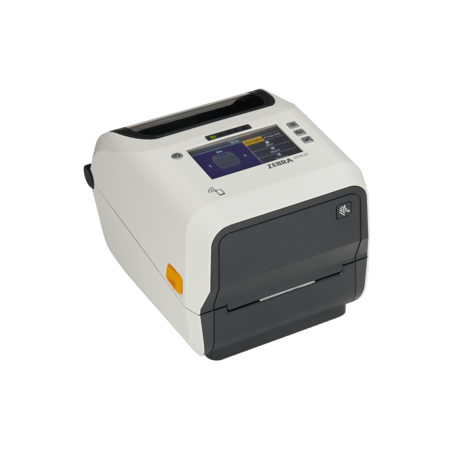 Zebra ZD621-HC, 12 Punkte/mm (300dpi), Disp. (Farbe), RTC, USB, USB-Host, RS232, BT, Ethernet, WLAN, Kit (USB), weiß Etikettend (ZD6AH43-30ER02EZ)