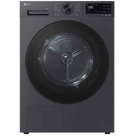 Asciugatrice LG RT80X7B con tecnologia a pompa di calore dual inverter, nera, 8 kg