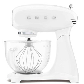Smeg SMF15WHEU Robot da cucina , 1000 W, ciotola in vetro, bianco