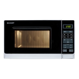 Sharp Home Appliances R-242INW forno a microonde Superficie piana Solo microonde 20 L 800 W Argento (R-242INW) (R242INW)