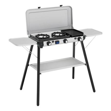 Camping Kitchen 2 Multi Cook Plus (grau, 2 Kochfelder 2x 1,8 kW + Grillplatte 0,9 kW, Modell 2025) (2213312)