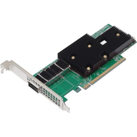 Broadcom P1400GD - Netzwerkadapter - PCIe 5.0 x16 Low-Profile - 400 Gigabit QSFP112 x 1 (BCM957608-P1400GDF00)