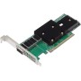 Broadcom P1400GD - Netzwerkadapter - PCIe 5.0 x16 Low-Profile - 400 Gigabit QSFP112 x 1 (BCM957608-P1400GDF00)