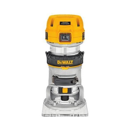 DeWALT D26200-QS fresa verticale e tagliabordi Nero, Acciaio inox, Giallo 27000 Giri/min 900 W