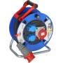 Brennenstuhl 1182720010 prolunghe e multiple 30 m 3 presa(e) AC Esterno Nero, Blu, Grigio, Rosso