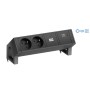 Bachmann Desk 2 prolunghe e multiple 2 presa(e) AC Interno Nero (902.967)