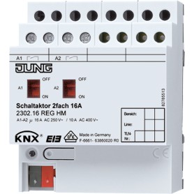 JUNG 2302.16REGHM interruttore della luce Plastica