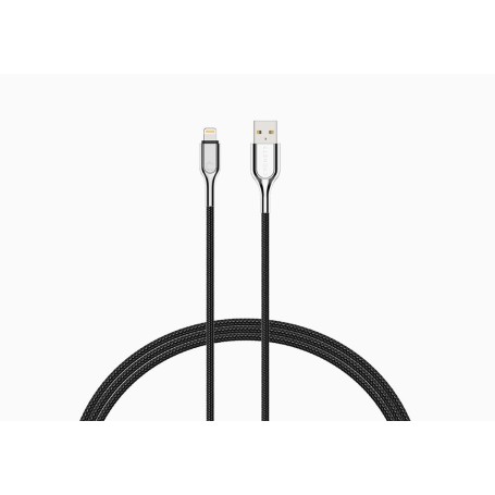 Cygnett Lightning - USB-A 3 m Acciaio inossidabile, Bianco (CY2671PCCAL)