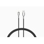 Cygnett Lightning - USB-A 3 m Acciaio inossidabile, Bianco (CY2671PCCAL)