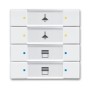 Busch-Jaeger 6127/02-84 Bianco (2CKA006117A0212)