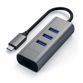 Satechi ST-TC2N1USB31AM hub di interfaccia USB 3.2 Gen 1 (3.1 Gen 1) Type-C 5000 Mbit/s Grigio (ST-TC2N1USB31AM)