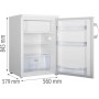 Frigorifero Gorenje RB49CPW, larghezza 56 cm, 120 L, illuminazione a LED, bianco (20015249)