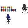 Topstar Bürodrehstuhl "Support SY", Stoff, anthrazit Bandscheibensitz, Synchronmechanik, stabiles Fußkreuz (8550 G22)