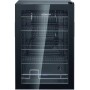 Frigorifero Bomann KSG 7290 con porta in vetro, larghezza 54 cm, 115 litri, colore nero (772900)