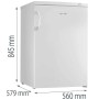 Congelatore da tavolo Gorenje F49CPW, larghezza 56 cm, 85 L, EcoMod, bianco (20015251)