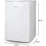 Frigorifero DOMO DO91125 senza scomparto congelatore, larghezza 55 cm, 126 L, bianco
