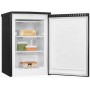 Congelatore Exquisit GS81-051C, larghezza 55 cm, 85 L, colore nero.