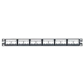 Panduit Mini-Com® Modular Faceplate Patch Panel (CPPL24WBLY)
