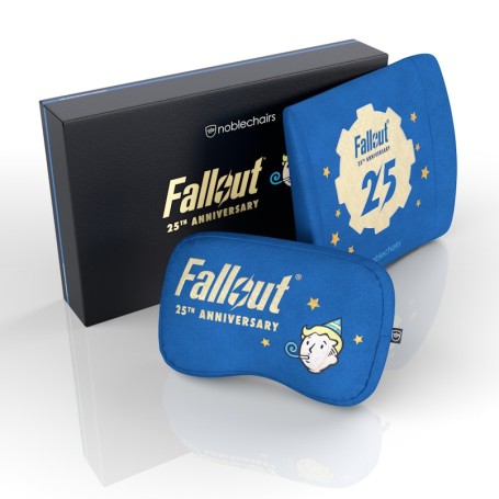 noblechairs Fallout 25th Anniversary Edition Cuscino per il collo/cuscino lombare Blu 2 pz (NBL-SP-PST-019)