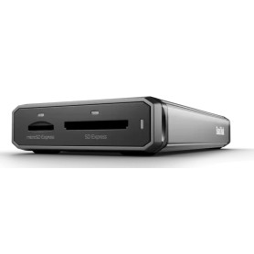 SanDisk PRO-READER lettore di schede USB 3.2 Gen 2 (3.1 Gen 2) Type-C Nero, Grigio (SDDR-A451-GNPNN)