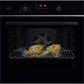 AEG TU5PB401SB Forno da incasso , classe energetica A++, larghezza 60 cm, capacità 72 litri, pirolitico