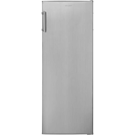 Frigorifero Exquisit KS320-VH-040E, larghezza 55 cm, 242 litri, illuminazione a LED, acciaio inox.