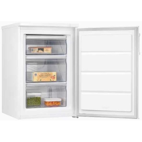 Congelatore a libera installazione Exquisit GS81-H-010C, larghezza 56 cm, capacità 85 L, 3 cassetti, colore bianco.