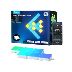 Govee Mini Panel Lights Lampada a parete intelligente Wi-Fi/Bluetooth 72 W (H8069C01)
