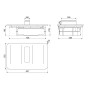 Smeg HHSL7845MB Piano cottura a induzione con cappa aspirante, larghezza 112,5 cm