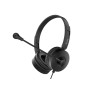Equip 245301 cuffia e auricolare Cablato A Padiglione Musica e Chiamate Nero