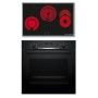 Bosch HBG537BB4 + PKH845BB1D set di elettrodomestici da cucina Ceramica Forno elettrico (HBD632LS82)
