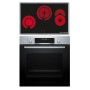Bosch HBG578BS3 + PKH845BB1D set di elettrodomestici da cucina Ceramica Forno elettrico (HBD672LS83)