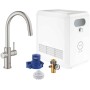 GROHE 31325DC2 , blu, beccuccio a C, Bluetooth/WIFI, beccuccio aeratore estraibile, superacciaio