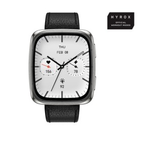 Amazfit Active 2 Square secondo cinturino rosso in silicone Vetro zaffiro con display AMOLED Pagamento contactless 5 sistemi sat (W2434GL2N)