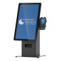 Ergonomic Solutions SpacePole Kiosk SPK401-17 accessorio di sistema POS Set chiosco Nero Metallo 75 x 75 mm 100 x 100 mm