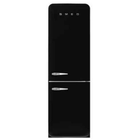 Smeg FAB32RBLM6 retrò anni '50, larghezza 60 cm, 331 L, No Frost, cerniera porta a destra, nero opaco.