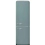 Smeg FAB32REGM6 stile retrò anni '50, larghezza 60 cm, 331 L, No Frost, porta con cerniera a destra, verde smeraldo opaco.