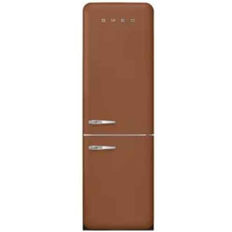 Smeg FAB32RACM6 retrò anni '50, larghezza 60 cm, 331 L, No Frost, porta con cerniera a destra, colore ambra opaca.