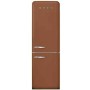 Smeg FAB32RACM6 retrò anni '50, larghezza 60 cm, 331 L, No Frost, porta con cerniera a destra, colore ambra opaca.