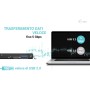 i-tec USB-C/USB-A Dongle SD, TF and 2x USB (1x USB-A, 1x USB-C) (CAUSBSD)